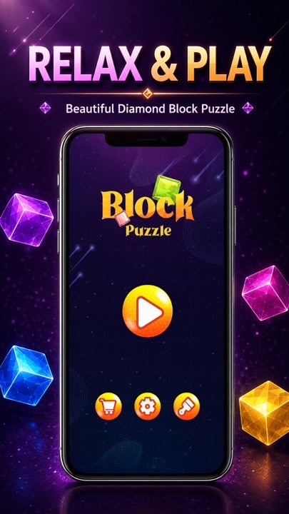 Diamond Block Puzzle Star Game gameplay screenshot